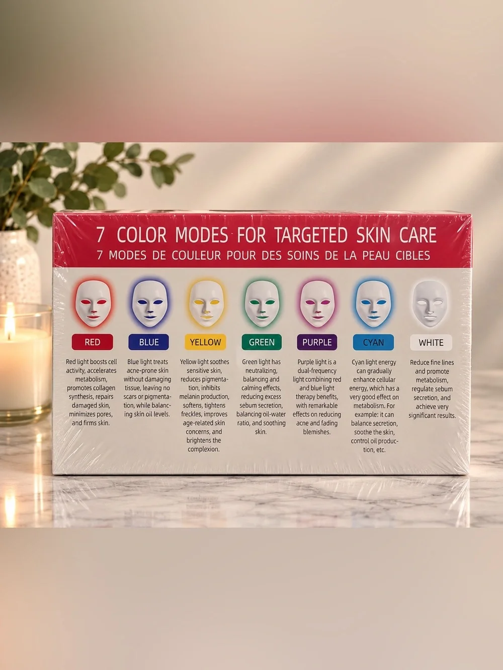 Nortech 7-in-1 LED Light Therapy Face Mask – NEW